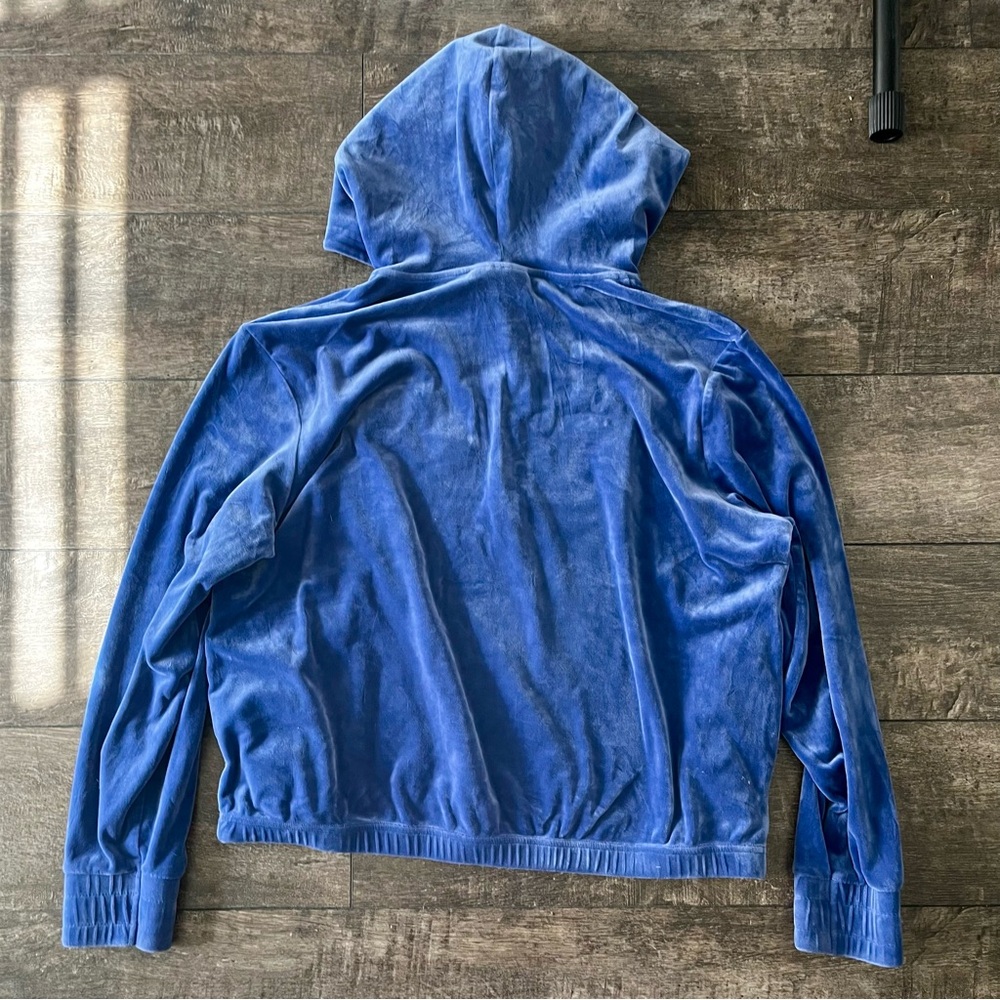 FILA Women’s velour / velvet hoodie / sweatshirt - Picture 2 of 7